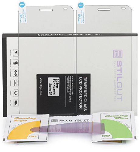 StilGut Displayschutzfolie Panzerglas für Huawei Ascend G7 (2er-Pack) - 6