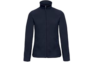 Niscioma Felpa Zip Intera Donna - Maglia Tuta Felpata Invernale Maglie Senza Cappuccio Tinta Unita, Felpe da Lavoro Micropile Poliestere, Modello Basic Lady