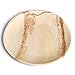 Produktbild 25 natürliche Palmblattteller | edel & umweltfreundlich · unser stilvolles Palmblattgeschirr ist 100% kompostierbar | Einweggeschirr aus Palmblatt | Palmblätter als Einwegteller von Casparo Eco Design (25, 23cm (rund))