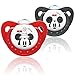 NUK Disney Mickey and Minnie Soothers Silicone (0-6 months)(colors may vary)
