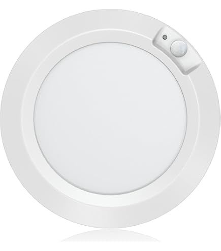 HONWELL Plafoniera Sensore di Movimento, Lampada da Soffitto Bianco
