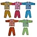 Vinab Cotton Dress Set For Baby Girls & Baby Boys (6 To 12 Months,Pack Of 5) RS.520.00