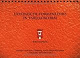 Lateinische Formen- und Satzlehre in Tabellenform by Karl H von Rothenburg