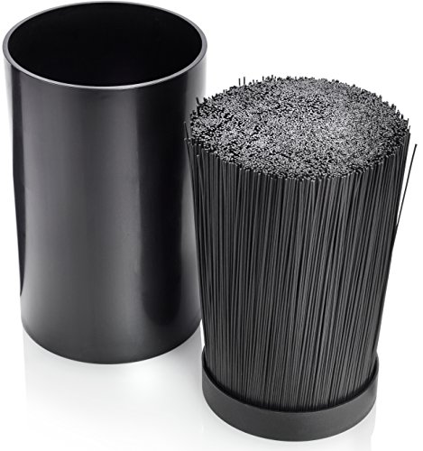 Bluespoon Messerblock mit Borsteneinsatz | Ø ca. 11 cm Höhe ca. 18 cm | Verstauen Sie Ihre Messer einfach und stilvoll - 3