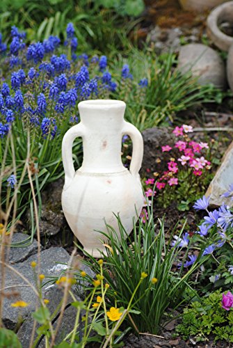 Amphore mit 2 Henkeln,bauchige Form,Terracotta,Tunesische Handarbeit - 2