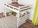 Produktbild Hochbett"Easy Premium Line" K15/n, Buche Vollholz massiv weiß lackiert, umbaubar - Liegefläche: 140 x 200 cm
