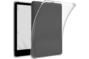 ZQuintuplian Clear Case, 6" E-reader Case for Kindle Paperwhite (11th Gen), Lightweight, Enhanced Corner Protection, Reading & Gaming