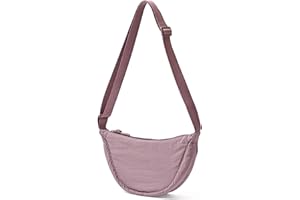 ANYWN Torba na ramię damska z półksiężycem, Hobo Casual Crossbody, jednokolorowa, przenośna, półksiężyc, torba na ramię z regulowanym paskiem na ramię