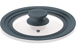 Tescoma Unicover Coperchio, Vetro/Silicone, Grigio, 16x18x20 cm
