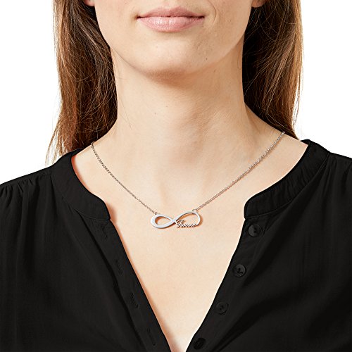 Schmuckset – Edelstahl Kette Silber mit Anhänger Forever und dunkle Magische Geschenkbox mit Gravur – Das Beste – Schmuck-Geschenk für Damen als romantische Geschenk-Idee für Verliebte - 5