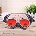 Produktbild Party Masks - Party Masks Festive 1 Pcs Cartoon Animal Shade Sleep Mask Home Black Help Breathable Funny Bandage - Masks Women Wear Lace Gold Couples Stick Adults Pack Male Glasses Superher