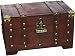 Produktbild Brynnberg Piratenkiste Schatztruhe Holztruhe Braun - Handarbeit Vintage mit Schloss - Das Ideale Geschenk Unsere Schatzkiste 28cm x 17cm x 16cm …