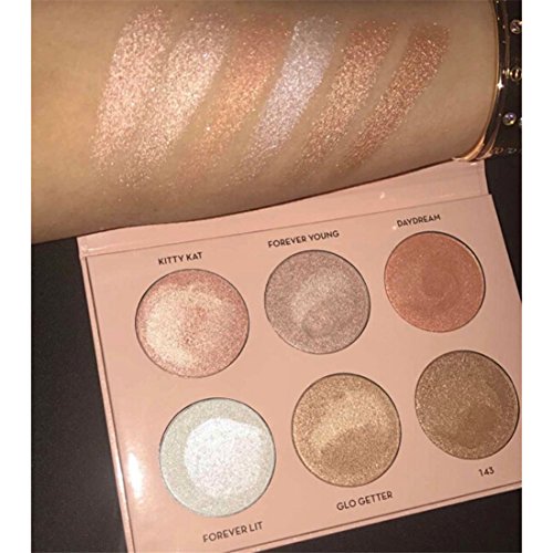 VWH 6 Farben Lidschatten Palette Makeup Eyeshadow Kosmetik Profi Augenpalette - 4