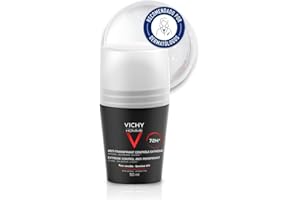 Vichy Homme, Desodorante Roll-On Anti-Transpirante 72 H, 50 ml
