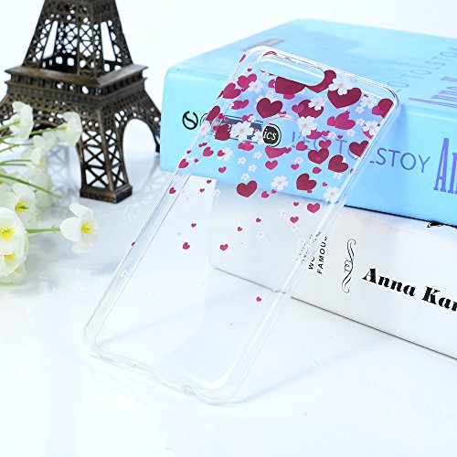 Huawei Honor 8 Case Huawei Honor 8 Schutzhülle YOKIRIN Premium Flexible Slim Fit TPU Silikon Case Cover Handyhülle Handytasche Etui Handycase Ultra Dünn Rutschfest Kratzfest Silikonhülle Blume Liebe - 7