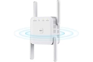 KOSIY WLAN Verstärker 1200 Mbit/s WLAN Repeater Dual Band WiFi Repeater 5GHz - 2,4GHz WiFi Repeater mit LAN Port, WiFi Verstärker Supports 35 Gevices, Kompatibel zu Allen WLAN Geräten, C(RS) 7