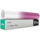 Cricut Iron-On UV aktif renk değişimli | beyaz <-> kırmızı | 30,5 cm x 48 cm (12 in&ccedil; x 19 in&ccedil;) | ısı transfer vinil rulo (HTV