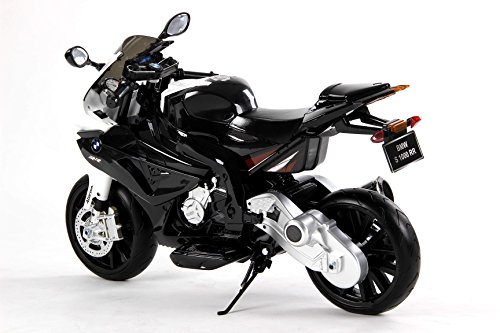 Kinder-Elektro Motorrad BMW S 1000 RR Swarz mit Reifen aus EVA