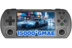 ITAIXINGLE 2025 Retro Games Console with 4-Inch IPS Screen, 15000+ Pre-Installed Classic Games, 64GB Memory, 10+ Emulators, 3500mAh Battery, Black