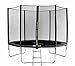 Produktbild SixBros. SixJump 3,05 M Gartentrampolin Schwarz Trampolin - Leiter - Sicherheitsnetz - Wetterplane - TS305/1933