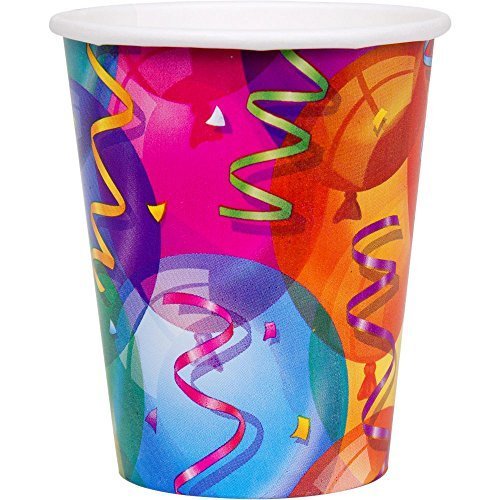 Preisvergleich Produktbild BRILLIANT BALLOONS 9OZ CUPS by Unique Industries