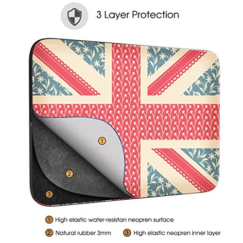 Sidorenko Designer Tablet Tasche für 9,7 Zoll aus Neopren max. Geräteabmessungen 25,7 cm x 19 cm - 3