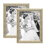 2 MARCOS PARA FOTOS DE ESTILO NOSTÁLGICO ornamentados para realzar la imagen, tanto para SOBREMESA como para COLGAR