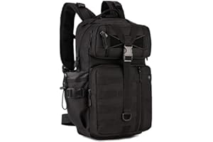 HUNTVP Tactical Backpack 25L 30L, Military Backpack Rucksack for Mens Molle Army Daysack Tool Bag Pack for Men Women Travel, Trekking, Sports, Outdoor, Camping, Hiking, Mountaineering