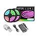 Produktbild WiFi LED-Streifen Lichter, 5M RGB 5050 Farbdekoration für Home Garden Party Bar LEDs Flexible Smart Strip Licht wasserdichtes Band Licht 5V Alexa iOS Android APP Wireless WiFi