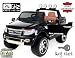 Produktbild RIRICAR Ford Ranger Wildtrak Luxury Elektrisches Auto für Kinder, 2.4Ghz Fernbedienung, 2 MOTOREN, Zweisitzer in Leder, Weiche Eva Räder, schwarz, MP3 USB SD, Original-Ford-Lizenz