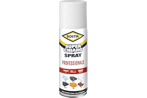 Bostik Superchiaro Spray Professionale, Adesivo spray trasparente per applicazioni professionali 500 ML