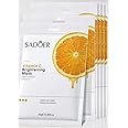 vitamin c face sheet mask serum sheet mask korean based technology pack of 6 (25g*6)