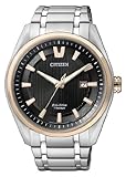 Citizen Herren-Armbanduhr XL Super Titanium Analog Quarz Titan AW1244-56E