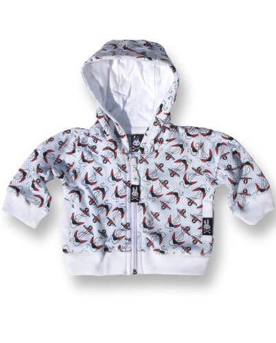 Anchors Baby Hoodie - 0-3 Months