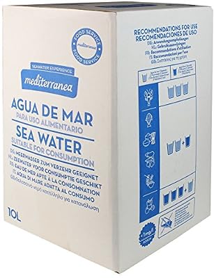 Mediterranea Eau de mer filtrée usage alimentaire en récipient de 10 litres