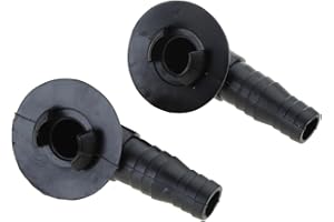 HYCLAM 2 Pezzi Universale Scarico Del Condizionatore D Unità Esterna Beccuccio Connettore Per Ugello Scarico Facile Da Installare Durevole Ugello Scarico Del Condizionatore D Parti