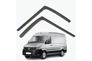 AirFlux Set mit 2 Windabweisern, kompatibel mit Volkswagen Crafter, passend für MAN TGE 2018 2019 2020 2021 2022 2023 2024 2025 Modelle.