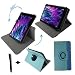 Produktbild Tablet Tasche für ASUS ZenPad 7.0 (Z370C-1L040A) Schutz Hülle Etui mit Standfunktion + Touch Pen – Türkis 7 Zoll 360°