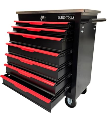 Hilka Hd 8 Drawer Trolley With Lid Storage - View #3