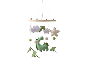 NOXYZA Lettino mobile per bambini,1 Pezzi,Baby Campanelli Eolici,Baby Mobile Feltro,Giostrina Culla Neonato Legno,Culla Mobile per Culla Giocattoli per Neonati,regalo per neonati e ragazze