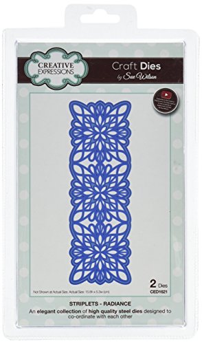 Striplet Collection Radiance Die, Metal, 16.6 x 5.3 cm, CED1621