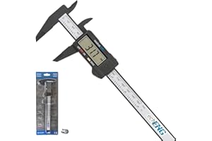ECHO ENG Calibro digitale composito da 150 mm elettronico con display LCD calibro a corsoio professionale metrico batteria inclusa misurazione - echoENG - SM 10 CDF0