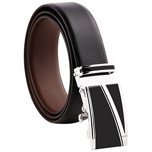 B&WMen's Premium Reversible Belt- Leather- 35MM- Auto Lock Buckle