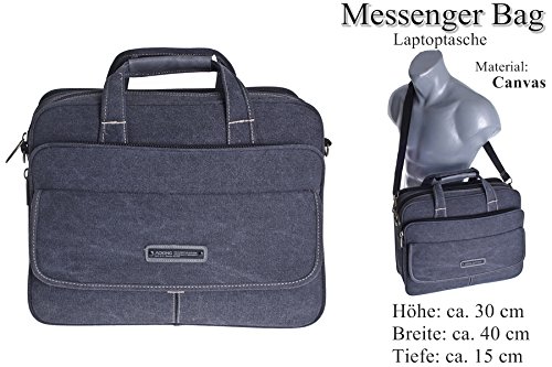 Herren Umhängetasche Schultertasche Reise-Tasche Männer Flugumhänger City Messenger Bag Uni Schule Arbeit & Freizeit Bag Schultasche Sporttasche Backpack Laptoptasche Laptopfach - 3