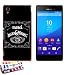 Produktbild Hartschale schmal Xperia M4 Aqua dünn, Motiv Exklusives [Merci Jacky und Michel] [rot] von MUZZANO + Eingabestift und Reinigungstuch Muzzano® angeboten – Der Schutz kratzfest ultimative, elegante und nachhaltige für Ihr Xperia M4 Aqua