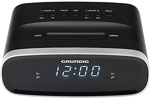 GRUNDIG RADIO R�VEIL FM DOUBLE ALARME LUMINOSIT� R�GLABLE AFFICHAGE BLANC