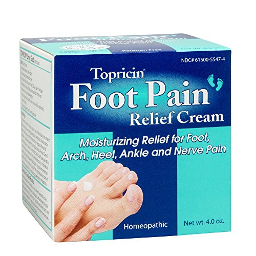 Topricin Foot - Crema para aliviar el dolor de pies (4 oz)