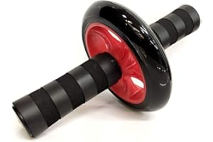 FFITNESS Bauchtrainer AB Roller | Rutschfestes Rad für Bauchmuskeln, Arme, Schultern und Rücken | Stärken Sie Ihr Training zu Hause | Fitness Trainer Home ABS Workout