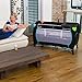 Hauck Sleep 'n' Play Center Travel Cot, Multicolour Black