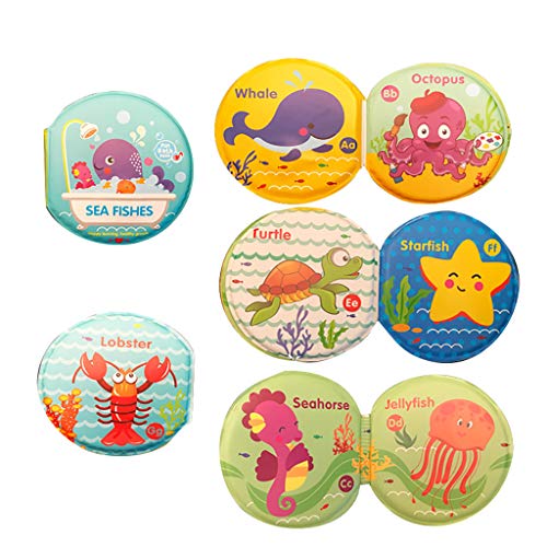 Preisvergleich Produktbild TianranRT Wasserspiele Garten / Bad Bücher Kindererziehung Toy Intelligence Development Eva Floating Cognize Book, Puzzle Der Frühen Bildung - Bunt